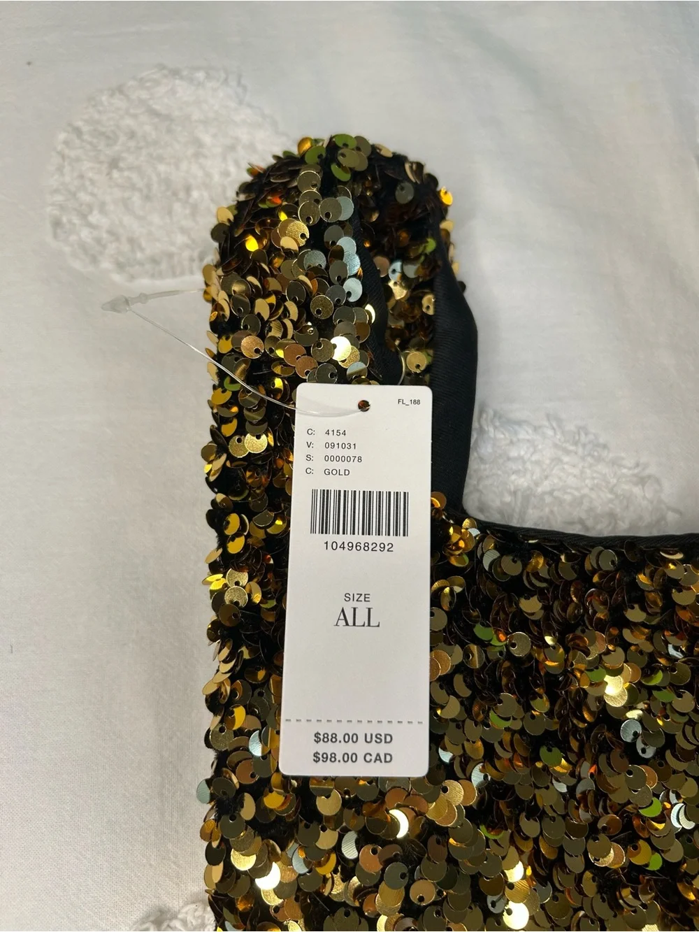 Anthropologie Paillette Sequin Bag